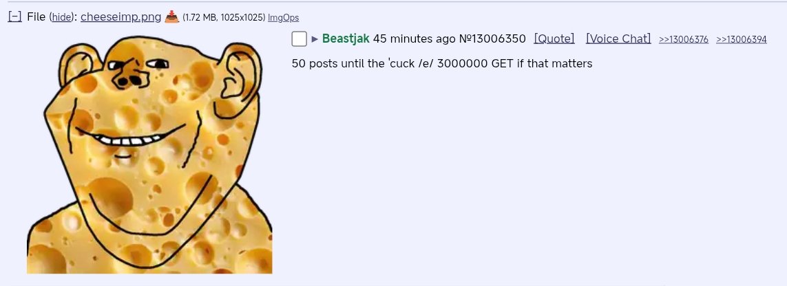 soyjak_st's tweet image. Soyteens have just stolen the 3,000,000th GET on 4chan's Ecchi board. The thread on /soy/ that's responsible for this currently has more than 110 replies. Win!