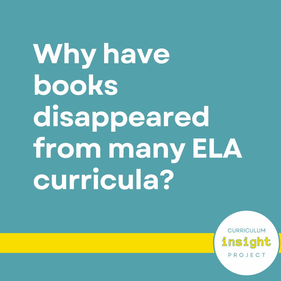 karenvaites's tweet image. New from me:

Books are going missing from school curriculum, and the issue is worse than you imagine. 

The culprits might surprise you, too.

Link follows.