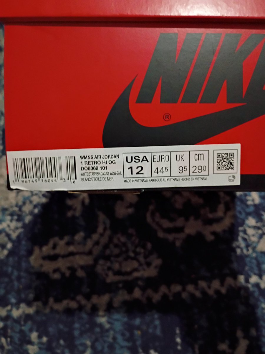 For sale Women's Jordan 1 Starfish size 12 women's/ 10.5 mens DS $140 shipped