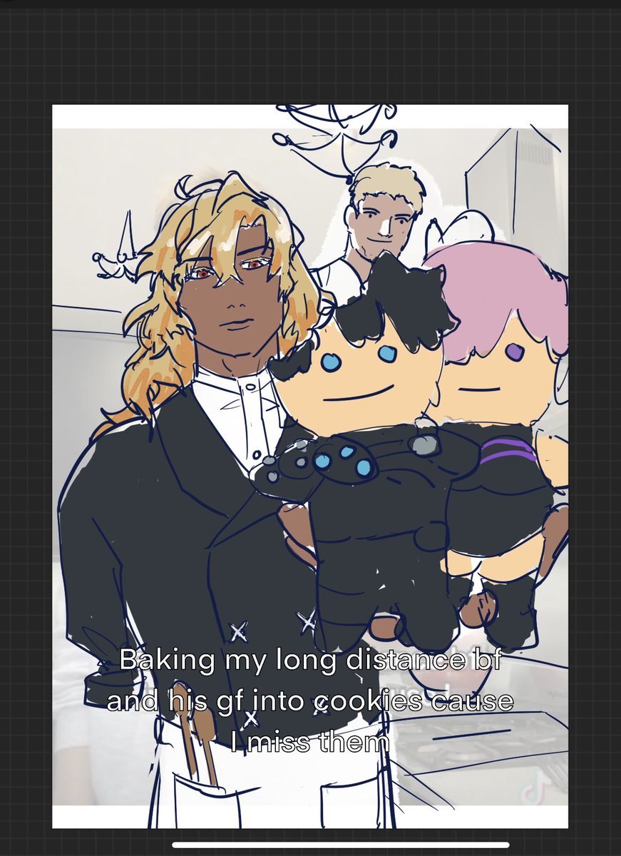 exiaaxax's tweet image. Crop for SB Demon in Fodlan
Goetia and Rafael do some baking #fgo