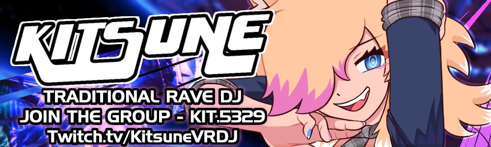 I drew this for Kitsune’s set tonight~