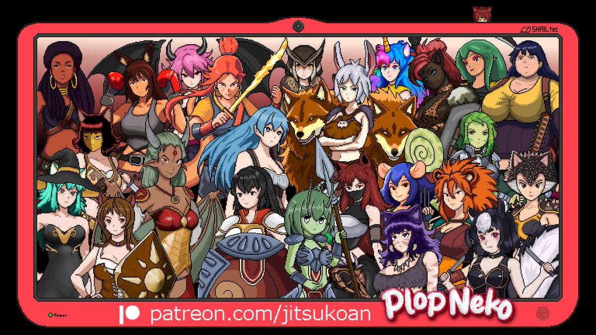 ~Plop Neko~
a #NekomataGame Spin-off

#PlopNeko #ツクール #NSFW
#Neko #gamedev #hentaigame
#hgame #pixelart #erogame #lewd #lewdgame #adultgame