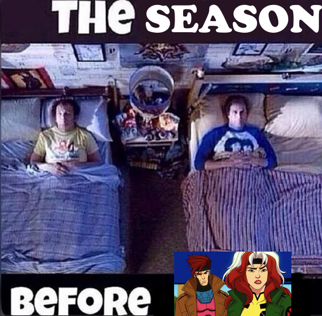 lukewarmyt's tweet photo. Gotta wait a whole season for Gambit https://t.co/1wRjFTumLa