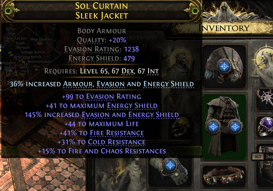 DatModz's tweet photo. Crafted my chest upgrade in Path of Exile 2. There is still room for improvement but this works for now. The crafting process is listed below. https://t.co/S9XsfeQ3D0
