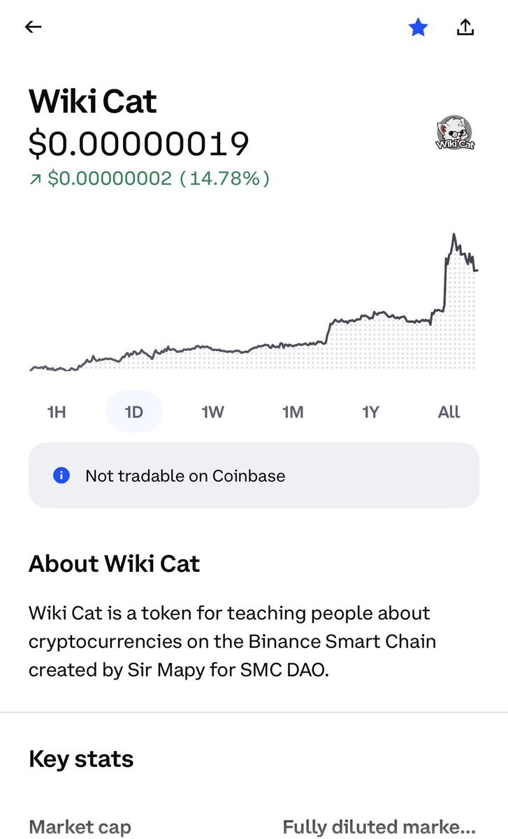 $wkc  to be officiall on coinbase Buh not tradable at the moment