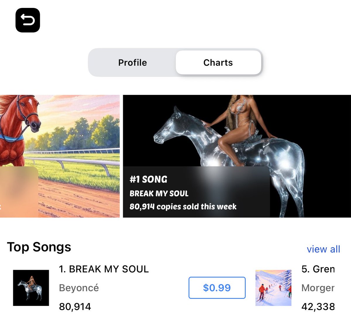 devch5nels's tweet image. 📊| after Beyoncé clears her IG and surprise drops song “BREAK MY SOUL” , the song debuts at #1 on all music platforms. It debuts at #3 on the Hot 100.