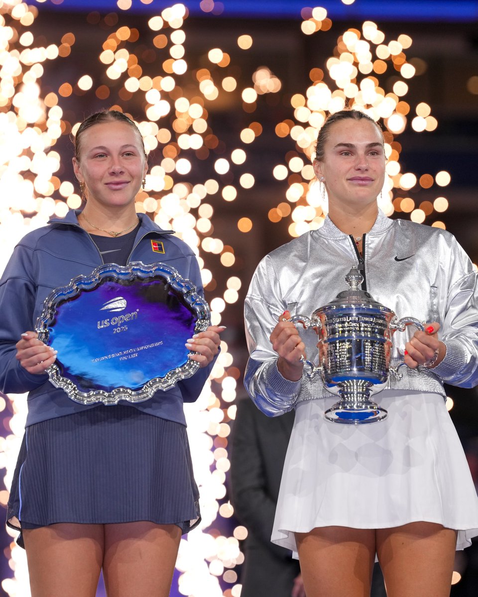 wilsontennisjp's tweet image. 世界最高峰のこの舞台で輝いた２人へ心からのリスペクトを👏

Congratulations!
Aryna Sabalenka
Amanda Anisimova

#wilsontennis
#ウイルソンテニス
#usopen2025