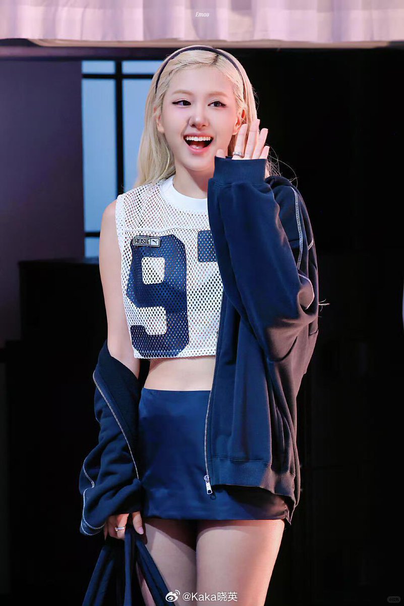 rosé at the puma event in shanghai