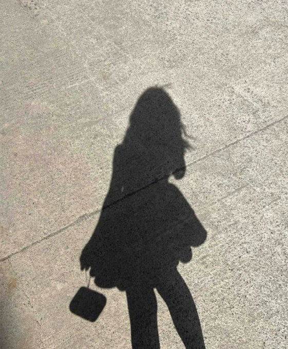 陽の光が差し込むその瞬間、影がそっと私の優雅さと自由を記録してくれたの🌿