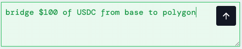 bridging USDC the old way vs new way

old way
&gt; find a service that lets you bridge
&gt; connect wallet extension
&gt; ensure wallet extension is on correct chain
&gt; select input chain + currency and enter amount
&gt; select output chain + currency
&gt; approve
&gt; submit transaction (make sure