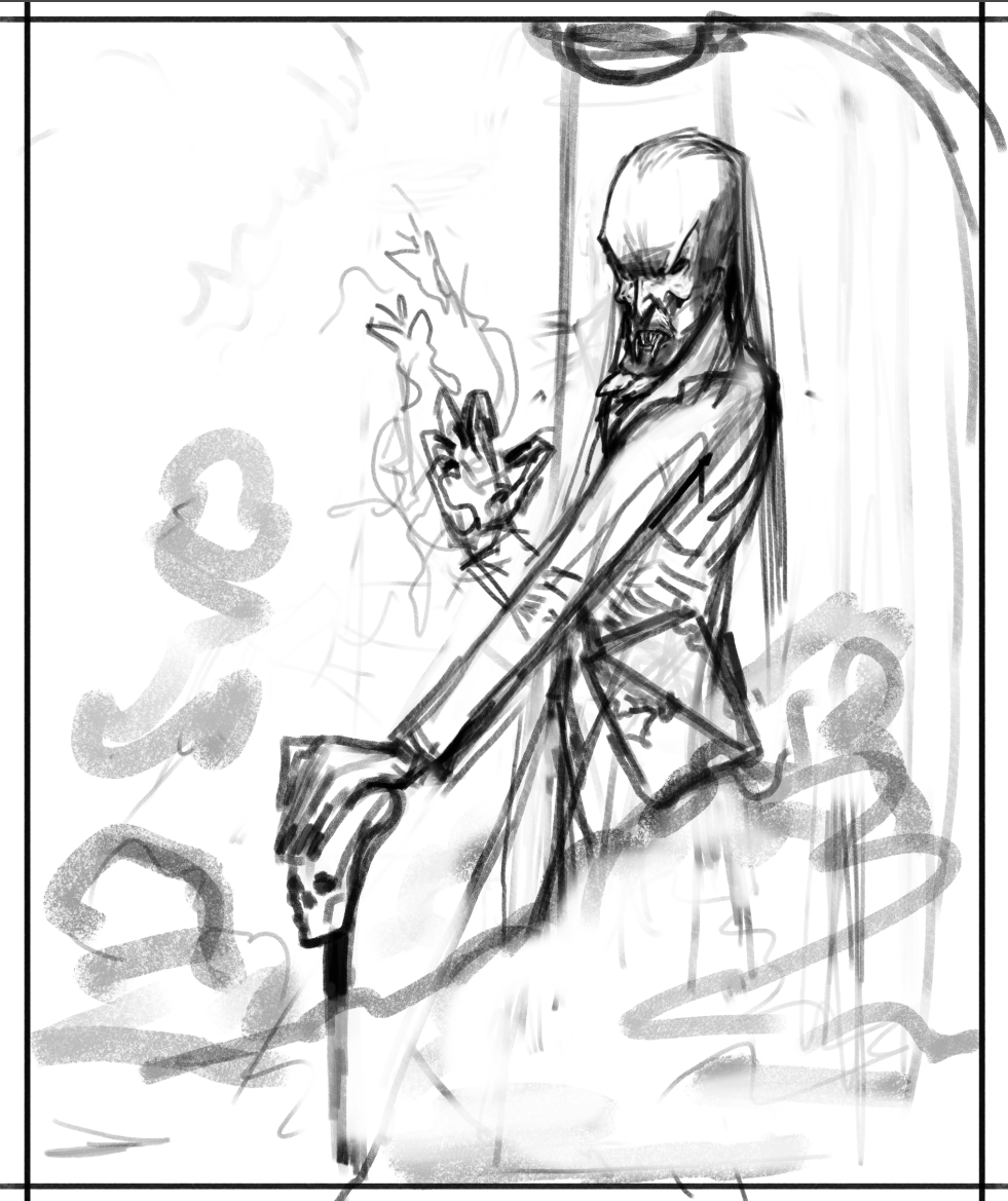 heshoid5's tweet photo. A WIP on a Kiasyd vampire! https://t.co/N1e3q7EQCO