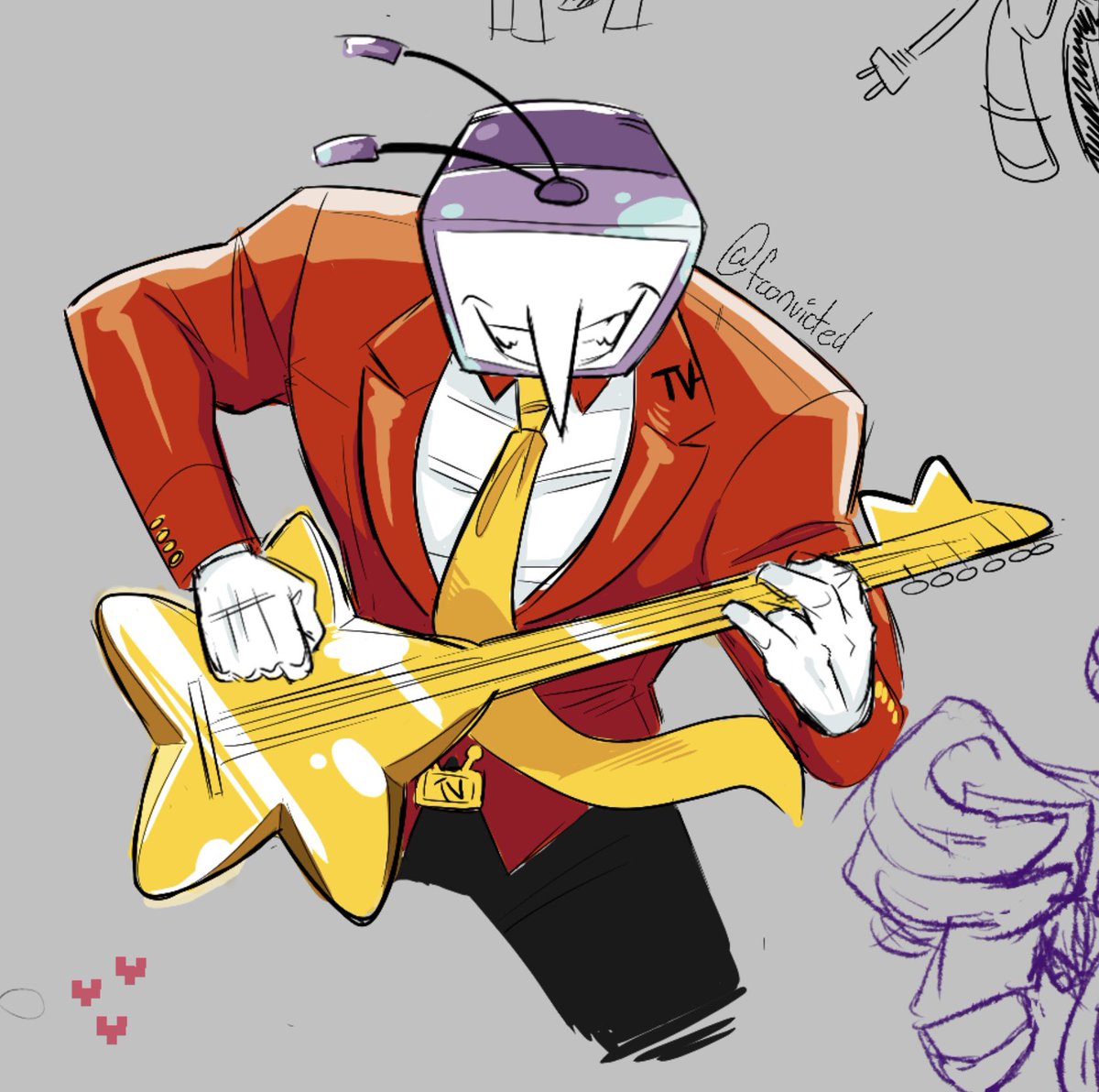 all the points went to his solid gold guitar