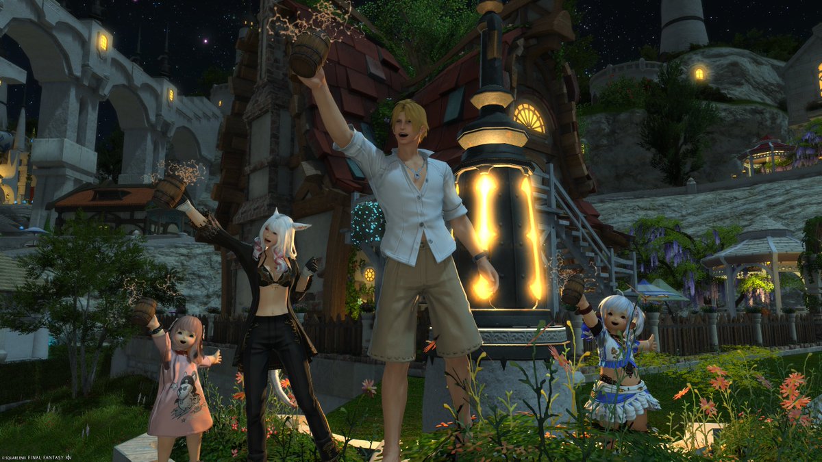 tanon_FF14's tweet photo. 投稿しようしようとあっという間に一週間ｗ先週は夏のFC会でした。新しい地図ではレムさんのおかげで初めて踏破出来たし凄いたのしかった。忙しい中時間を作ってくれたメンバーに感謝＾＾ https://t.co/k5kizg6EUm
