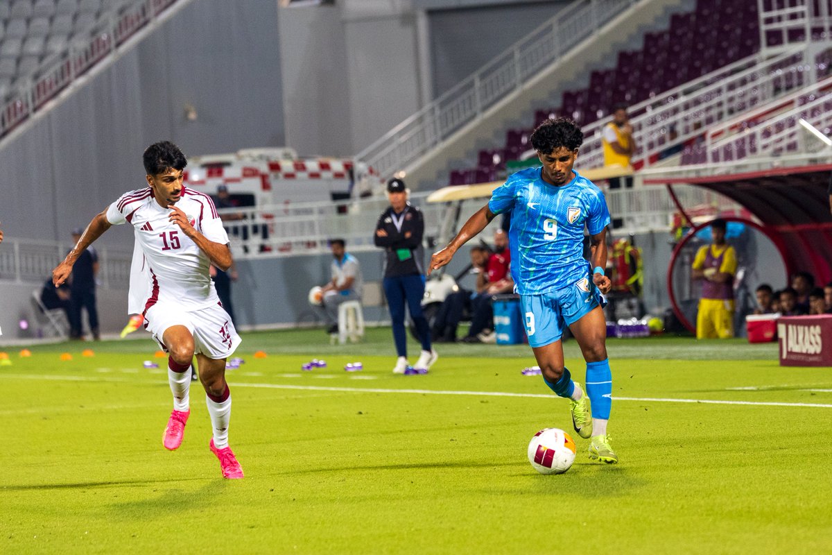 RFYoungChamps's tweet image. A tough outing for our U-23 national team, but lots of positives too! 

Another. outing for Sanan, Shivaldo and Harsh Palande marks another step in their journeys to the 🔝!

#RFYC #IndianFootball #IndiaU23 #Qatar #AFCAsianCup #Football