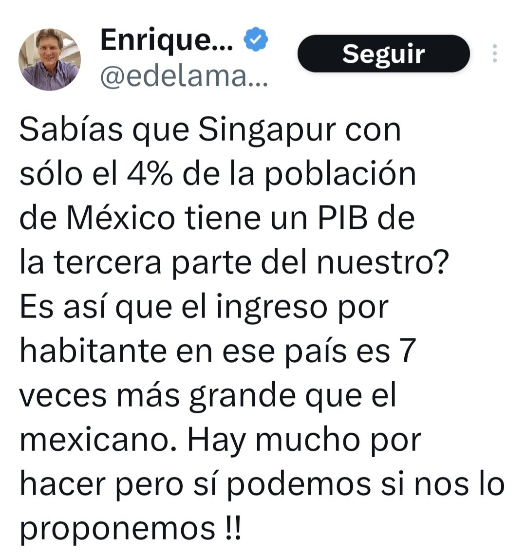 Obviamente

Con raras equivalencias
mezcla manzanas y peras,
se nota que en su mollera
no abunda la inteligencia;
pero la pura evidencia
destruye todo simplismo,
lo proyectado, en sí mismo,
no necesita un augur:
lo excelso de Singapur
es que no tiene priismo.

#DecimasdeLimon
