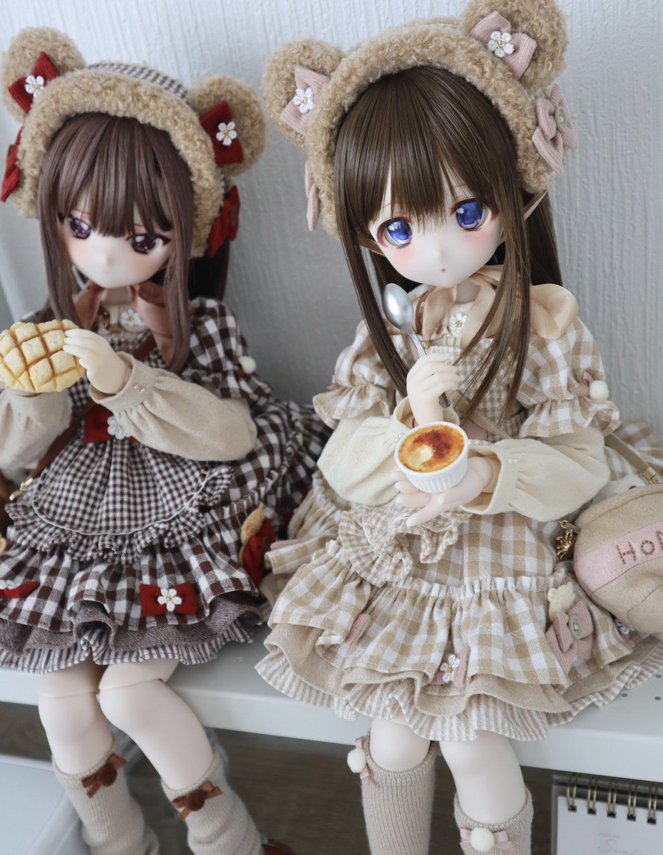 こぐまのお姫さま方にもすてきなおやつを送りました🍰
かわいい子がかわいいもの食べててかわいい。