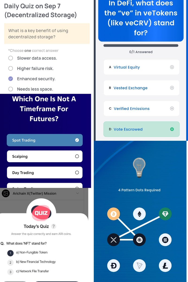 HzKrypto's tweet image. HSD
📅07•09•2025 Quiz Ans
Follow👉@Hz_kryptomovic
✍️Xenea :☞C ✔️
✍️Arichain :☞A ✔️
✍️Spur :☞A✔️
✍️Syntax :☞D ✔️
🔓Vault Combo
📟 3-4-5-1 ✅
🏆Earn 100 Syntax pts
LIKE❤️+R🔁T
@cysic_xyz @GiveRep #xeneaquiz @inspectxyz #SyntaxVerse #Spurquiz @zama_fhe