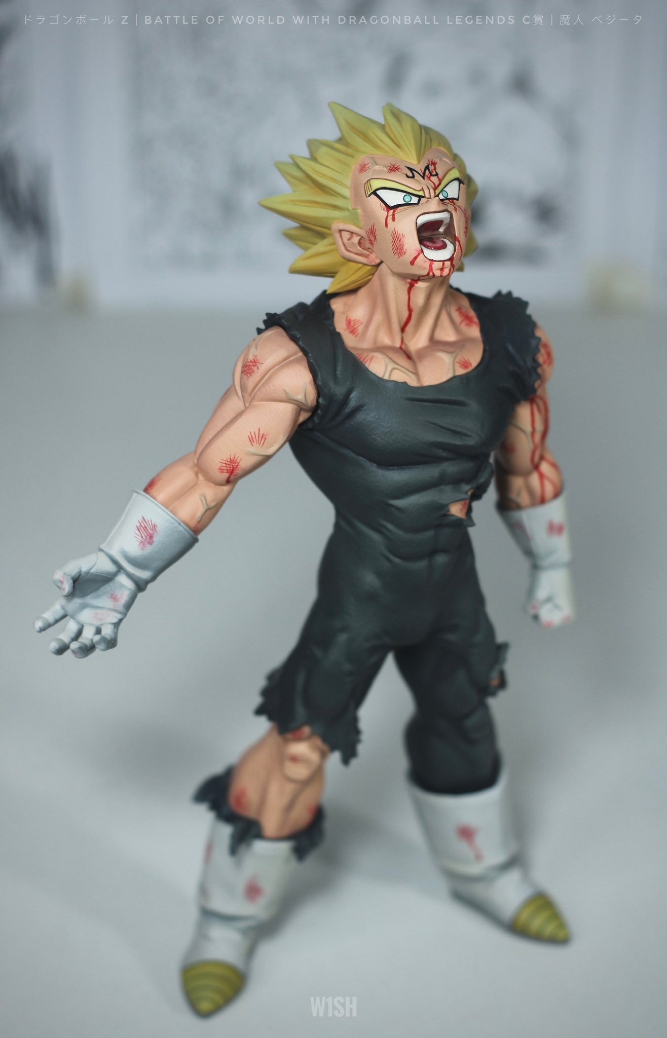 一番くじ　BATTLE OF WORLD C賞　魔人ベジータ　リペイント版 魔人ベジータレビュー】一番くじドラゴンボール BATTLE OF WORLD