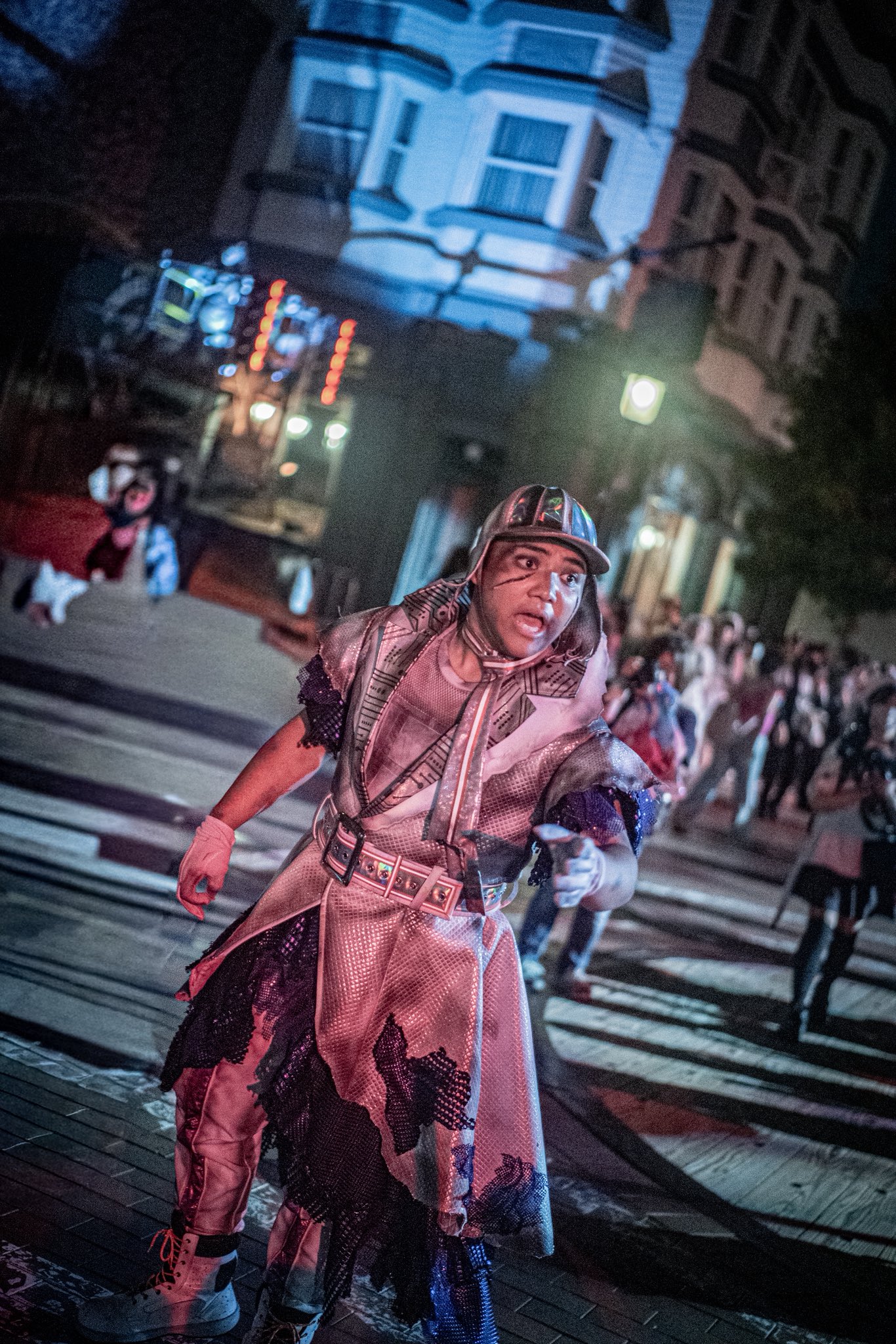 USJ/ハロウィンホラーナイト2024（ブルーローズ隊員） · narikiri Homa