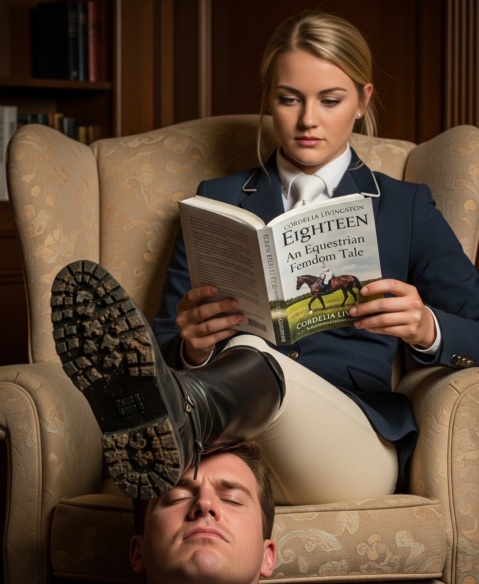 You wish...

amazon.com/Eighteen-Eques…

#footstool #bootlicker #ridingboots #footrest #equestrian