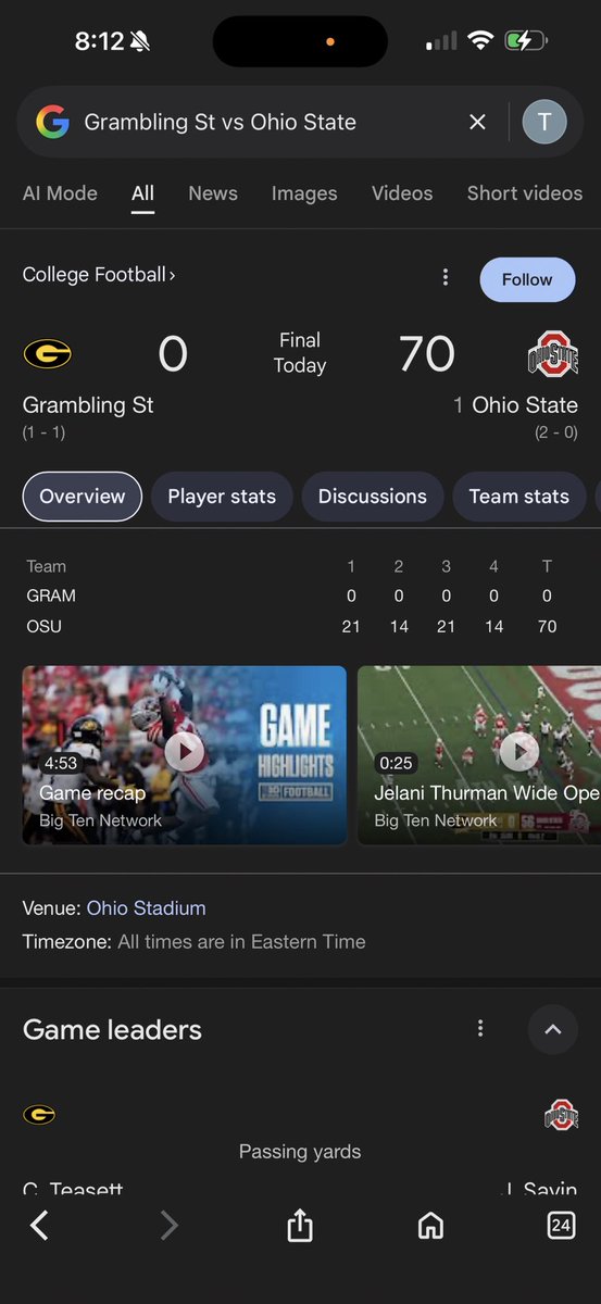 Sarrow Lique (@l1quey) on Twitter photo Holy Blow Out <a href="/OhioStateFB/">Ohio State Football</a> Holy Blow Out <a href="/OhioStateFB/">Ohio State Football</a>