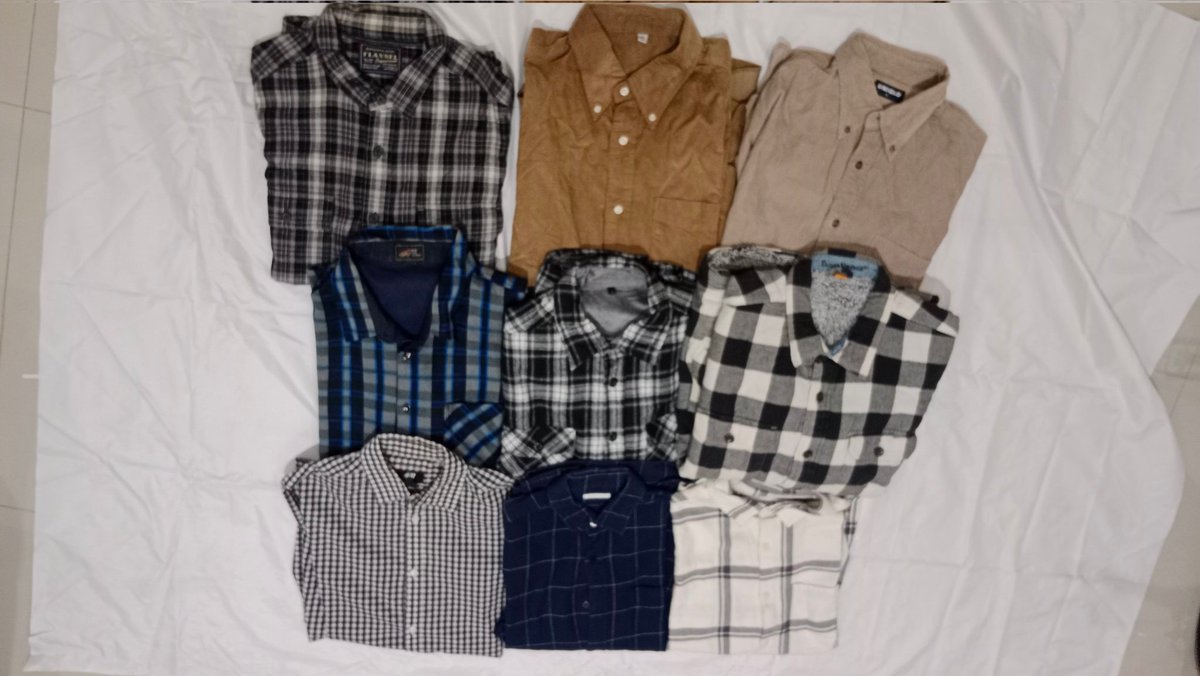 Fs flanel sherpa kameja corduroy
Size S M L XL
Price 85-115 blm ongkir dari bandung
Satuan atau borongan gass
WA 089661917734