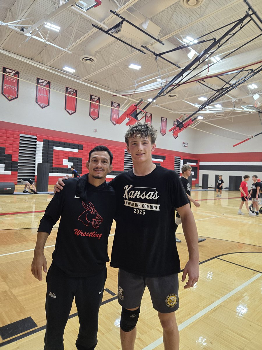 Had a great time at the kansas wrestling combine! Got to meet some great coaches today! Thank you to all the coaches for coming out. <a href="/MizzouWrestling/">Mizzou Wrestling</a> <a href="/BartonSports/">Barton Sports</a> <a href="/Kmaple141/">Kendric Maple</a> <a href="/BartonCC/">Barton</a> <a href="/NewmanWrestling/">Newman Wrestling</a> <a href="/UCentralMO/">University of Central Missouri</a> <a href="/Otero_Wrestling/">Otero College Wrestling</a> <a href="/FHSUWrestling/">FHSU Wrestling</a> <a href="/nbroeckelman/">Nathan Broeckelman</a>