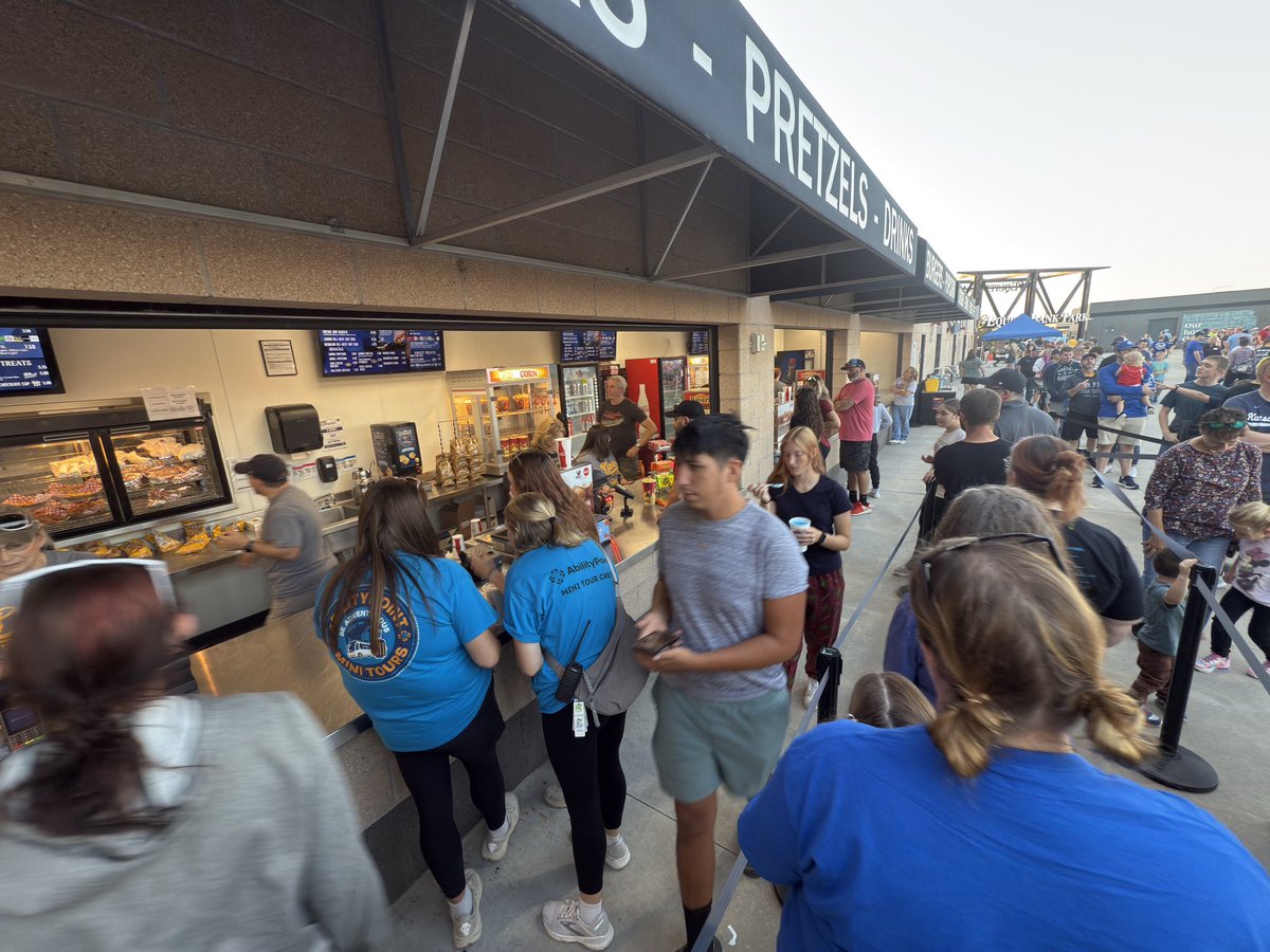 Keeper of the Plains (@thekeeperict) on Twitter photo Dear friends at <a href="/WindSurgeICT/">Wichita Wind Surge</a>. Why only half of the concession stand functioning? 40 min line for something to drink is RIDICULOUS. Do better. Dear friends at <a href="/WindSurgeICT/">Wichita Wind Surge</a>. Why only half of the concession stand functioning? 40 min line for something to drink is RIDICULOUS. Do better.