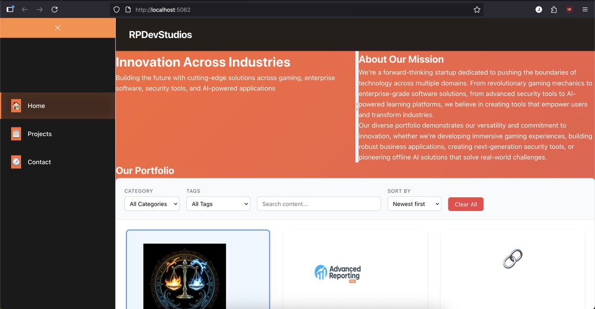 GameDevMadeEasy's tweet image. Working on rebuilding the RPDevStudios.com website. Still using asp.net core, but moving to MVC architecture and using ZephyrJS (github.com/RPDevJesco/mic…) as the frontend framework.
I get the benefits of C# to handle the backend but also the benefits of my…