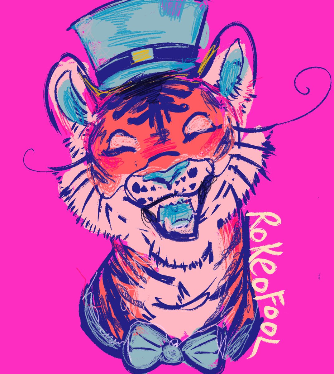 Fancy tiger 
#furry #furryart