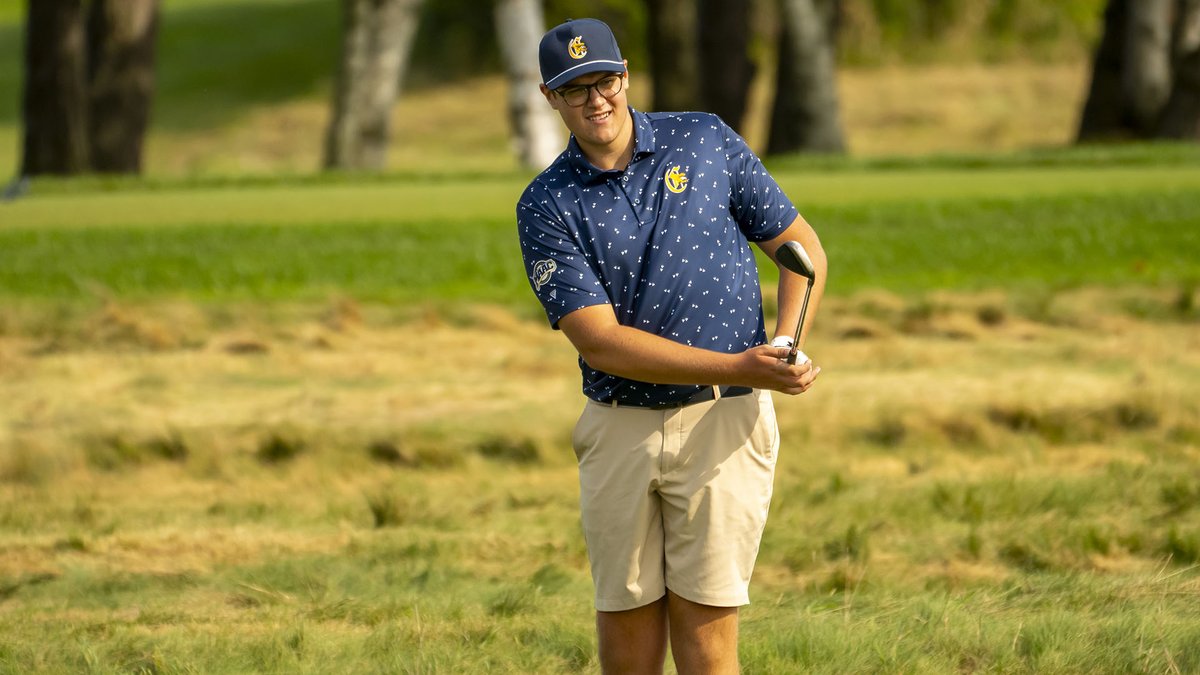 A rain delay and then darkness forced a suspension of play on Saturday as the #Griffs opened the fall season at the Alex Lagowitz Memorial.

Full Recap:
📰: tinyurl.com/bdzht3jr 

#MAACGolf