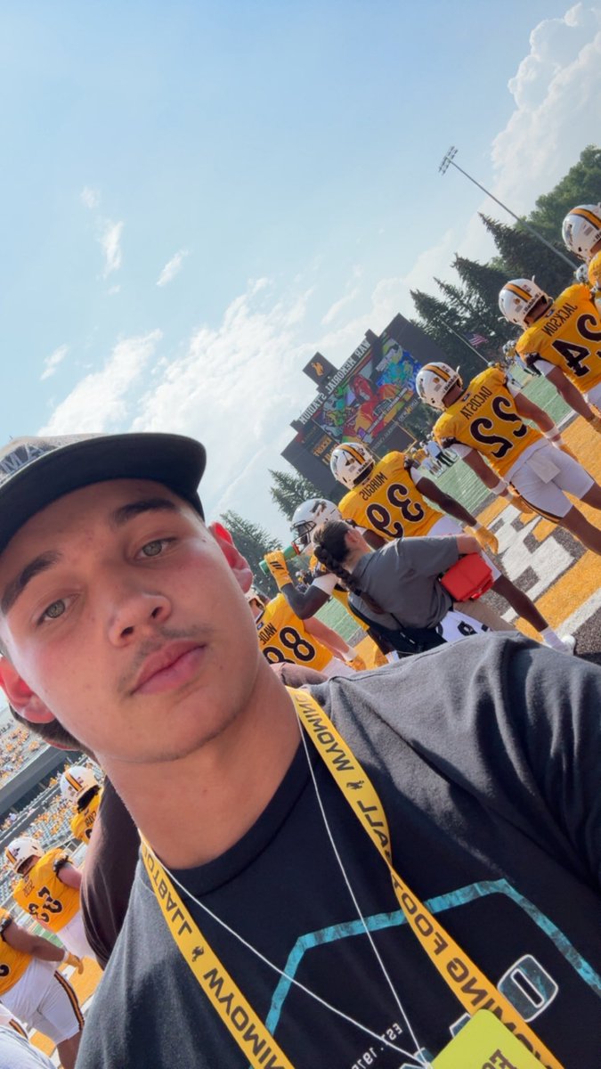 Thank you to <a href="/WyoFBRecruiting/">Wyoming Football Recruiting</a> for inviting me to your game today it was a pleasure being there and supporting you guys, I hope I can visit again soon. 
<a href="/LaneWasinger/">Lane Wasinger</a> <a href="/RooseveltRFTB/">Roosevelt Football</a>