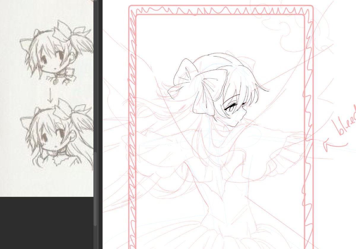 peachyist's tweet photo. im giving her more delicate lines than the kagerou project cards, because i think it makes her look more ethereal.. https://t.co/cJdCGJq6qd