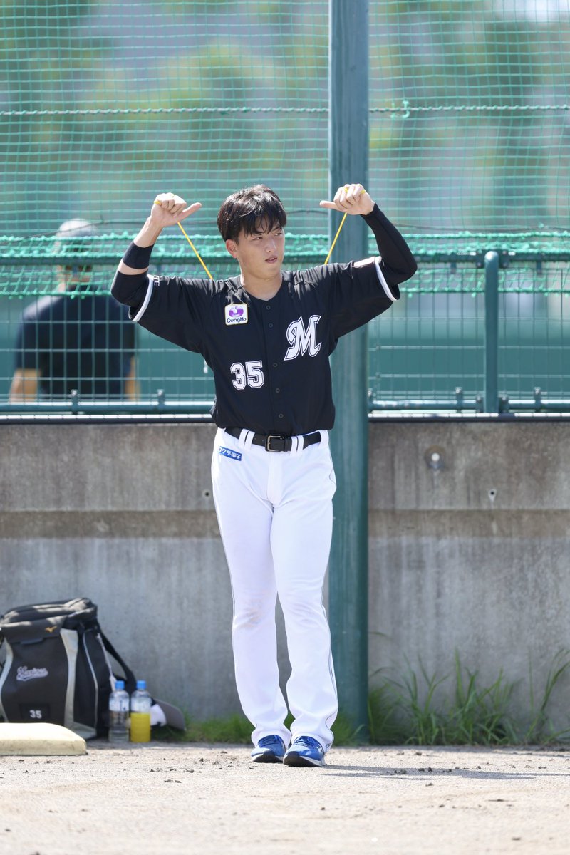 千葉マリーンズ 田中晴也 レプリカユニホーム Mサイズ BSW 2025 田中晴