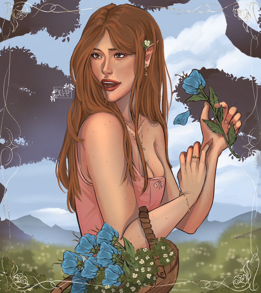 WwispArt's tweet photo. Our baby Elain 💜😭✨✨
#elainweek #elainarcheronweek #aotarfanart #acotar #acourtofthornesandroses #feyreart #rhysand #rhyart #rhysacotar #elainearchereon #azriel #azlain #elriel #azlaine https://t.co/kkM6DHR2Z4