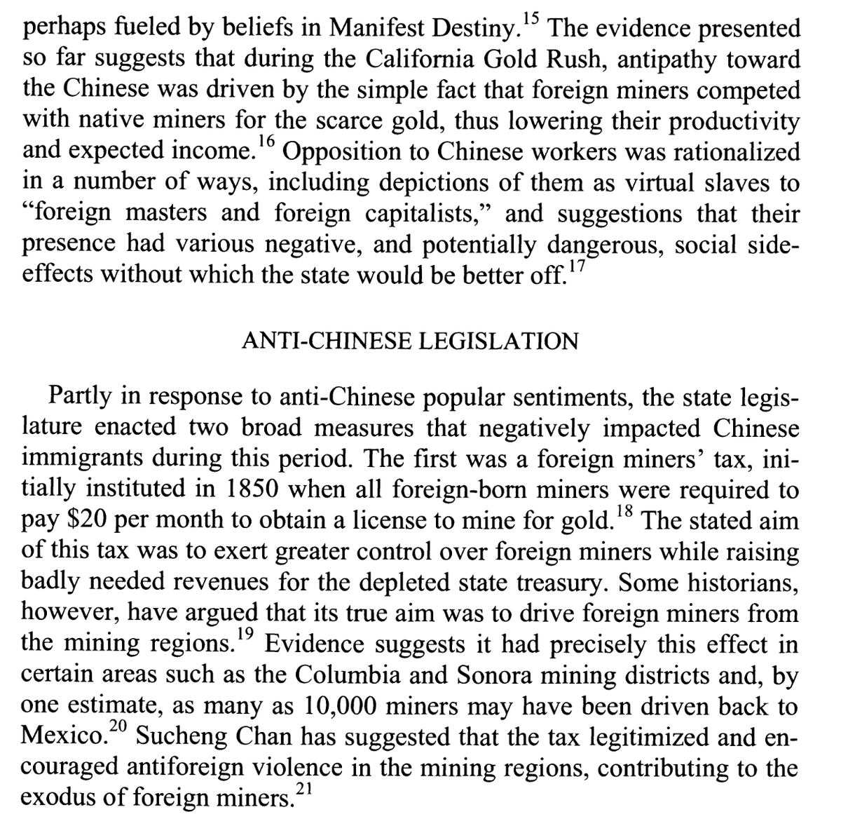 __seab's tweet image. We have explored this idea. In the 1850s california imposed a tax on foreign born workers, then reworked it to focus on Chinese miners. What followed was not an alleviation of citizen&apos;s concerns, but an intensification of anti-Chinese violence and legislation.