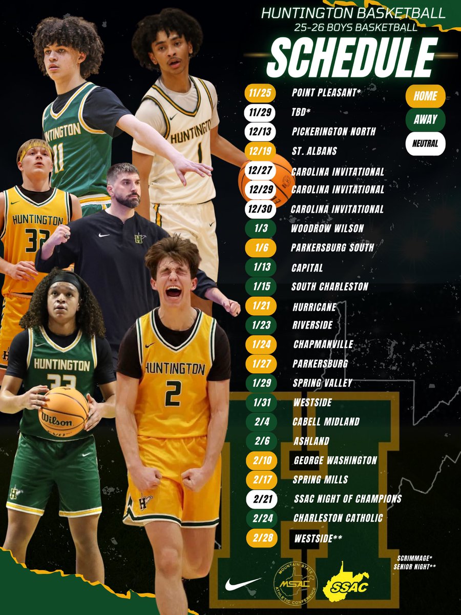 25-26 Schedule is complete.