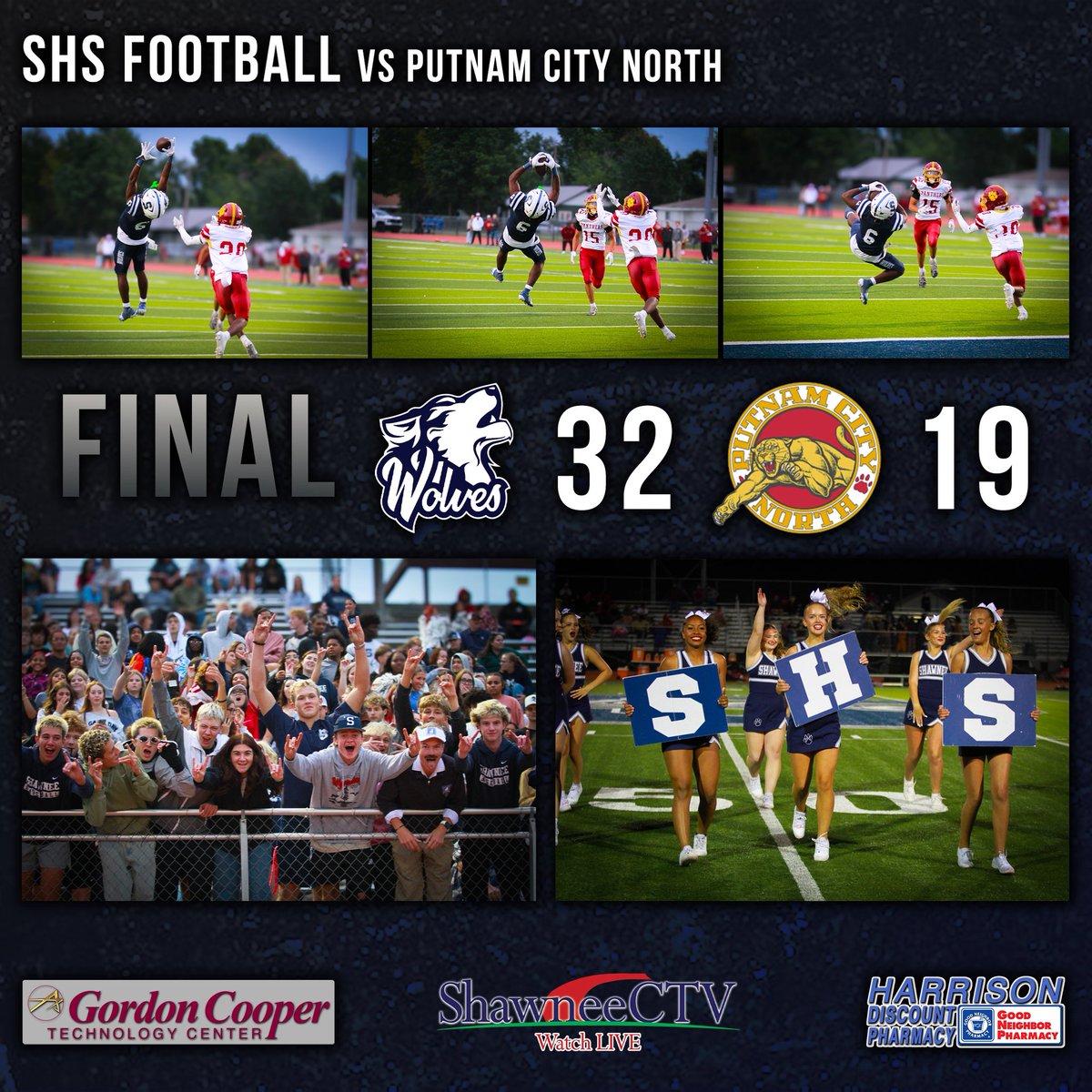 SHS Football takes out Putnam City North 32-19! Great start to the season!!