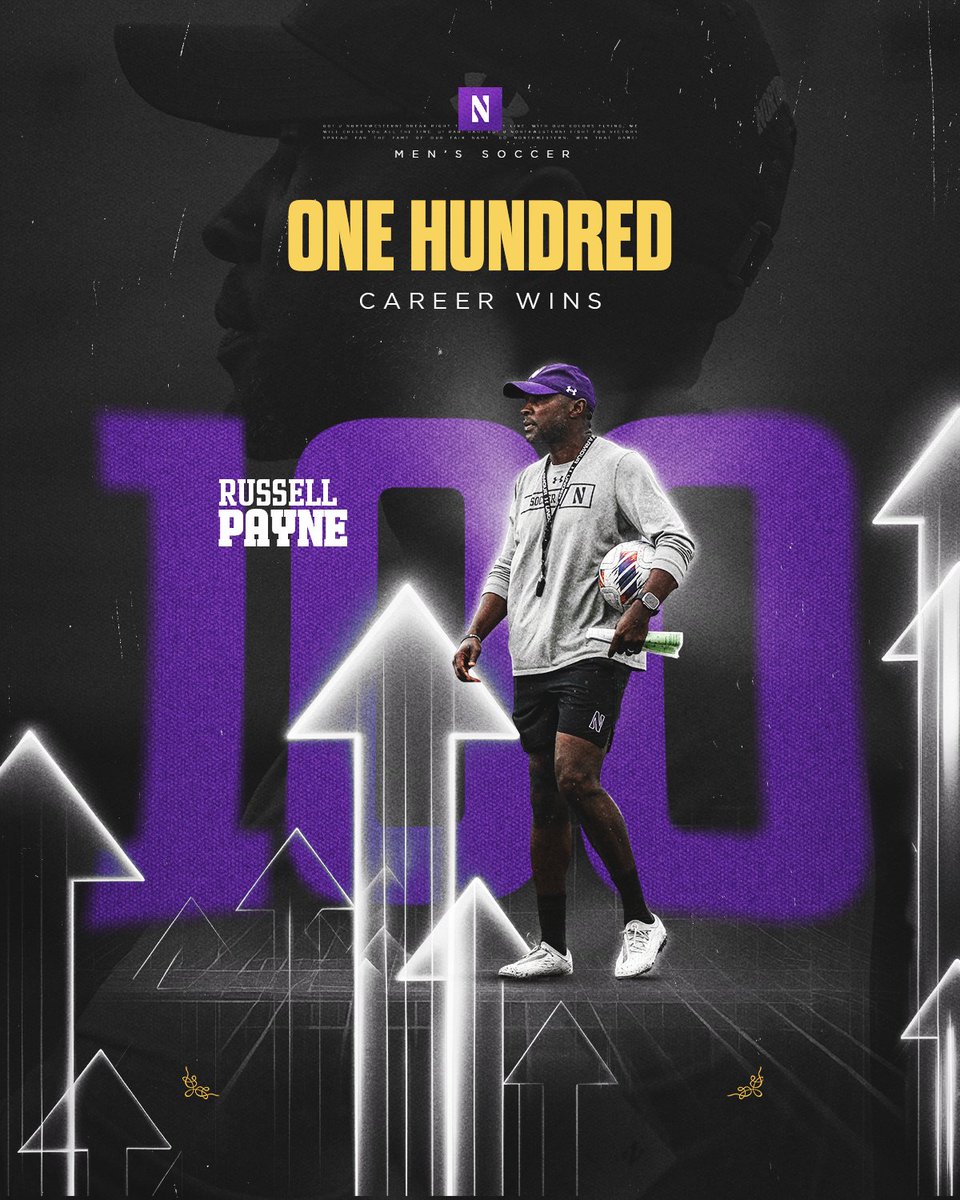 NUMensSoccer's tweet photo. 💯

Congratulations to @keepruss on picking up his 100th career win! https://t.co/f8XUMyP2lh