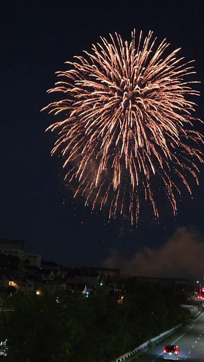 「昨日しごおわに花火見に行ったんすよ離れたとこからなんで祭りは楽しめなかったけども」|kei.kijimaのイラスト