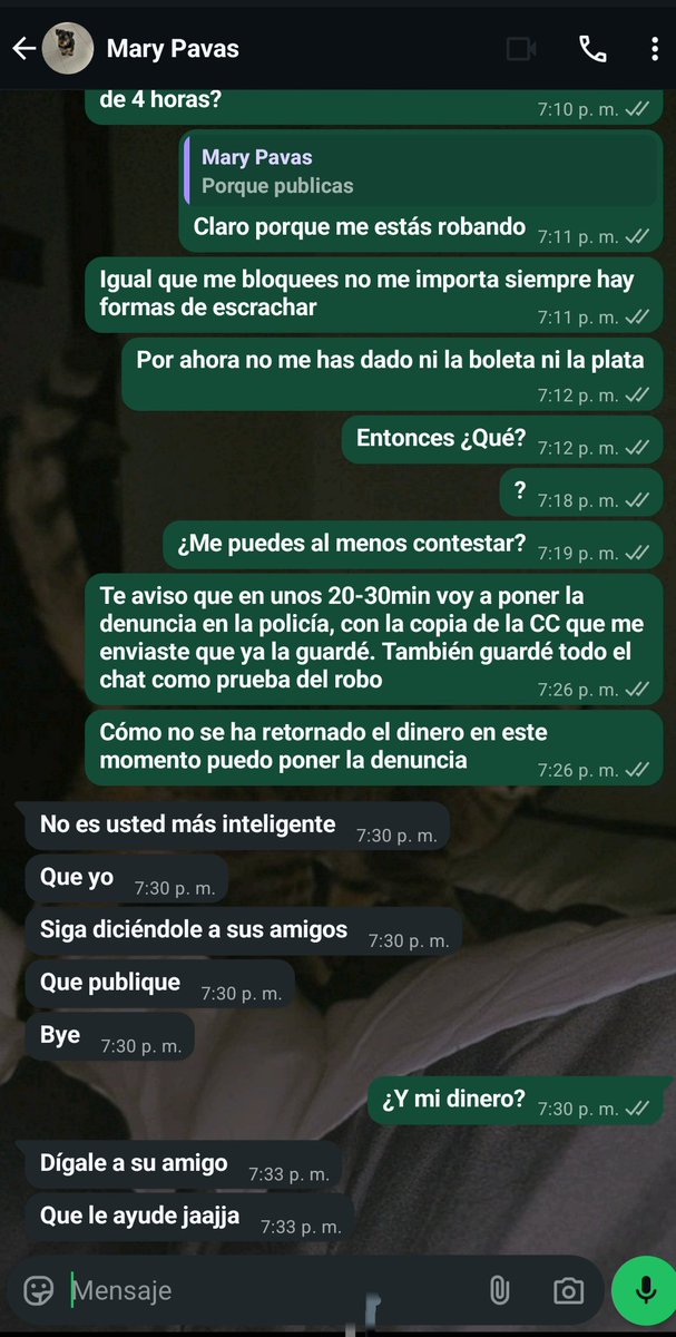 capoma1's tweet photo. @jotavicio Está fue la respuesta de @YoooorrrrrM918 bien asertiva y hasta esta hora no tengo ni el dinero ni la boleta https://t.co/cLYOxKNcQc