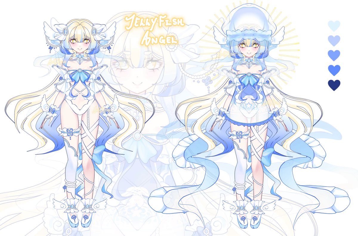 Another baby that never made it outside the confines of my files,,, 🪼💛

💌【INTEREST CHECK】would anyone be willing to give her a good home if I were to auction or AB her 🥹
#Vtuber #adoptable