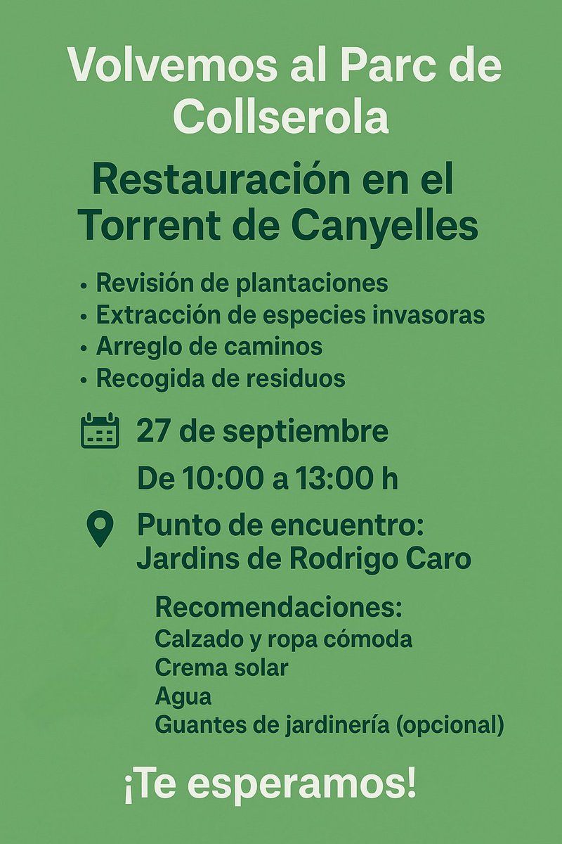 Grup Local WWF Barcelona (@wwfbarcelona) on Twitter photo Info: grupbarcelona@wwf.es 🐼 Info: grupbarcelona@wwf.es 🐼