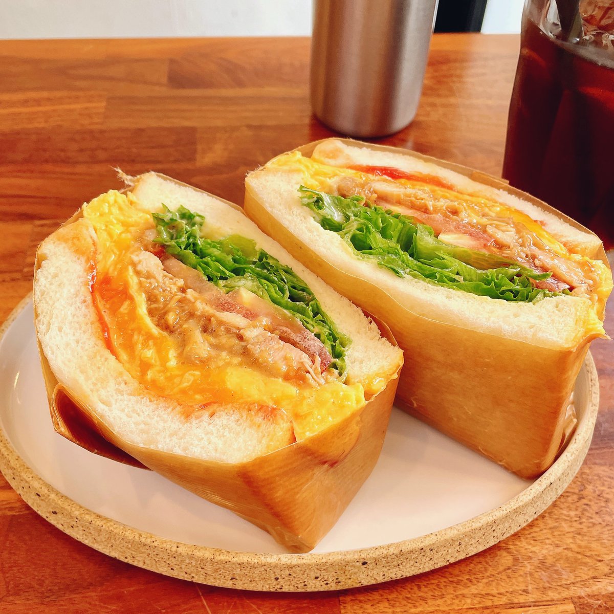朝活と買い出しdone🥪
どんなに憂鬱でも月曜はくるからね、立て直さないとね。さ〜掃除がんばるぞ