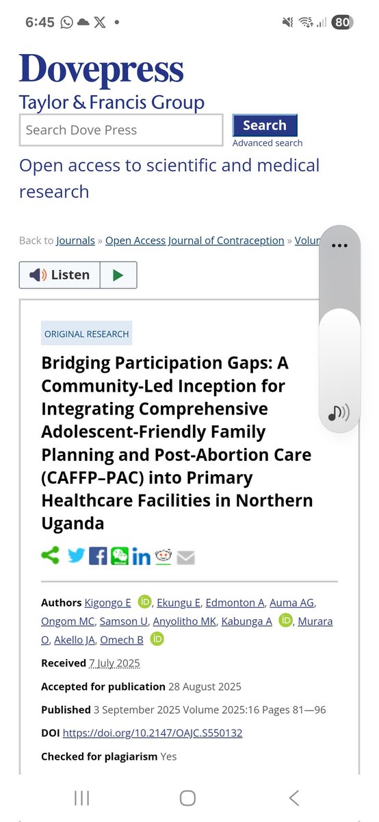 Our first publication