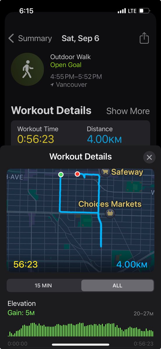 Unexpected evening walk, 4km to destress 💔🙏 #WalkingIsGood