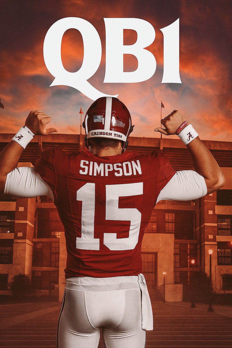 Ty Simpson 1st half stats
17/17 226 3TDs 
1st Bama QB ever to start a game 17/17 perfect so far #RollTide