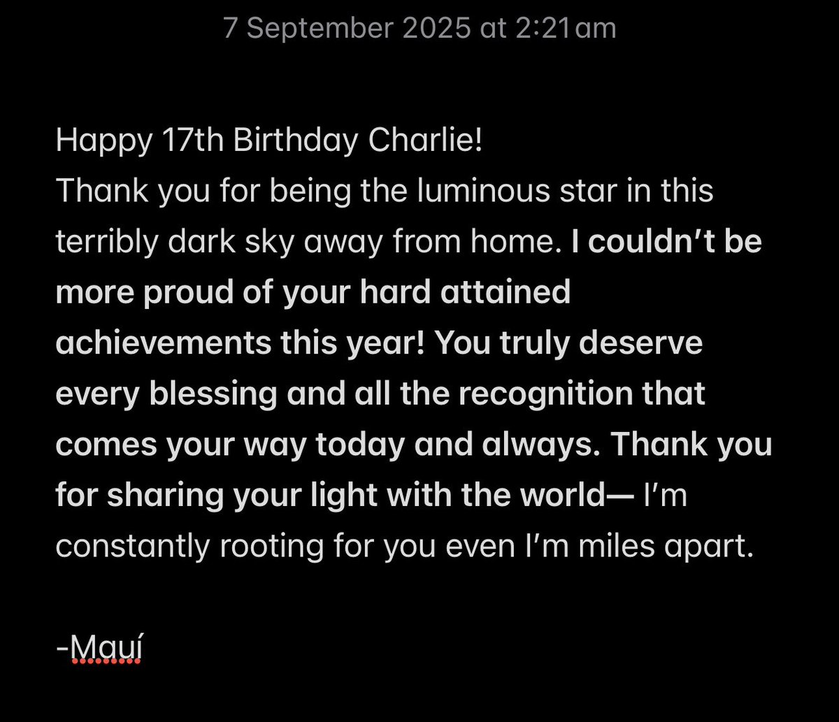 mauimnc's tweet photo. Happy Birthday @ccefleming
Brought you somewhere nice today 🥳
#DearCharlie https://t.co/g3Mn4sRD3I