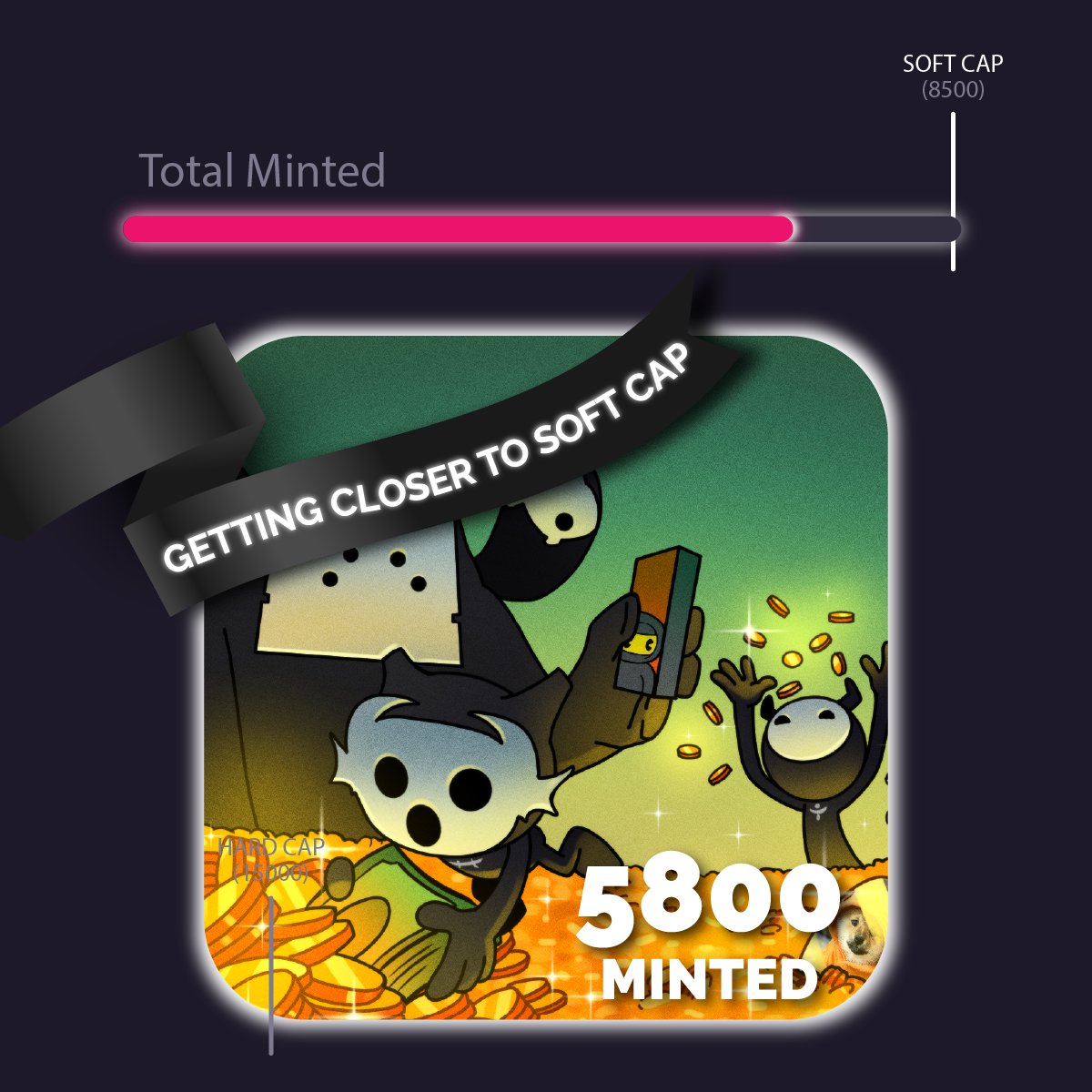 🚀 5,840 Runelings minted!
Closer and closer to the 8,500 soft cap 🟧

Once we hit it:
⚡ The $1M+ Giveaway is unlocked
⚡ 1 BTC + the 4-Megger Runestone
⚡ Blue-chip Ordinals &amp; Rune bags
⚡ And after that, the #Runelings token airdrop

Every mint takes us nearer. ⚡
👉