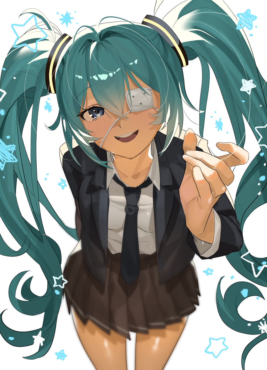 수정🥹🖤 #モニタリング #初音ミク